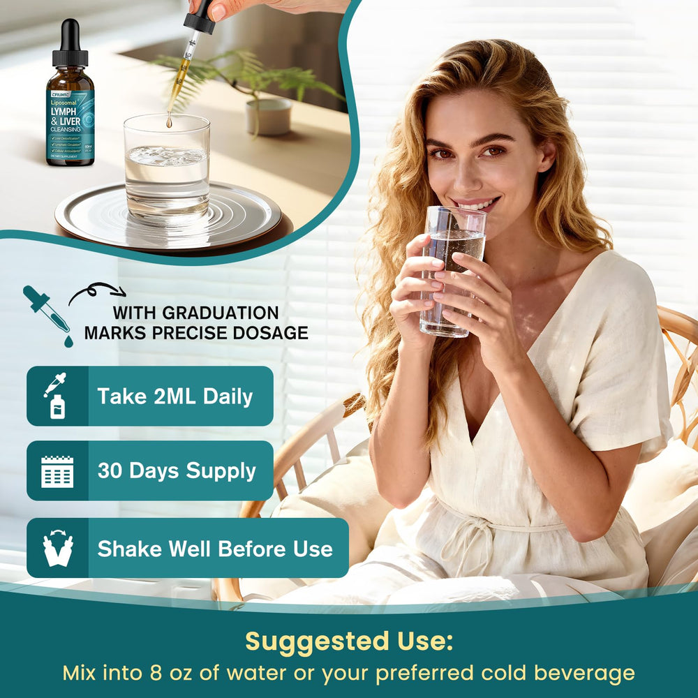 Herbal components Burdock, Rutin and Fucoxanthin-rich algae for lymph drainage