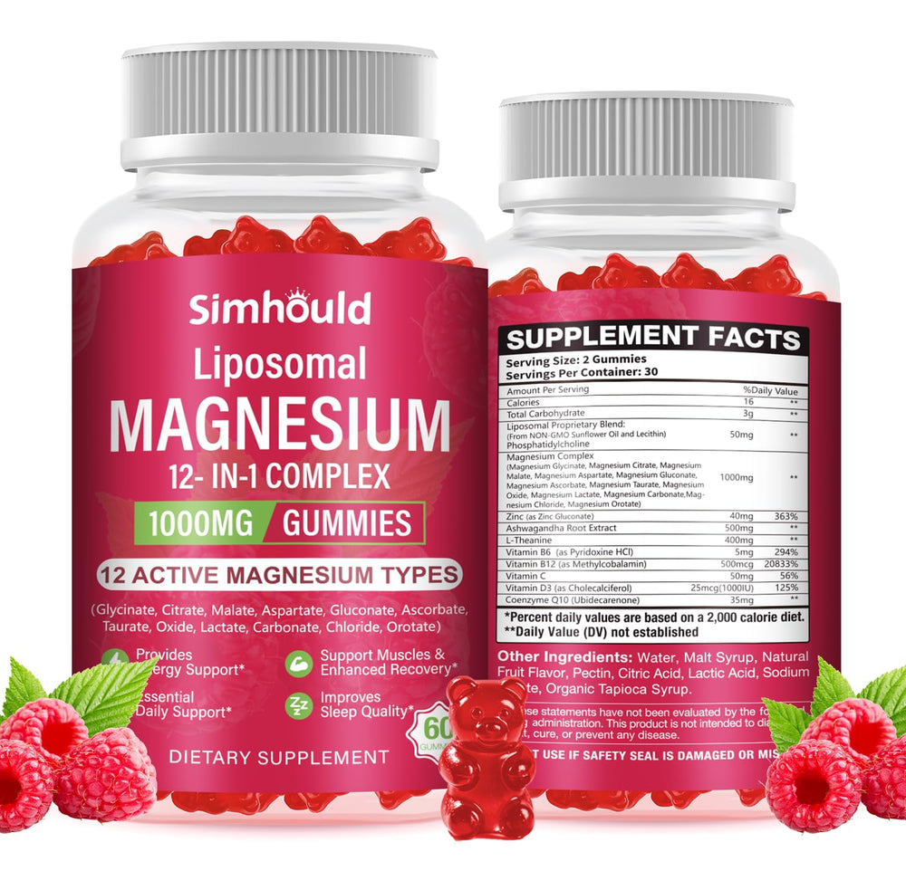 Box of Simhould Liposomal Magnesium Complex Gummies