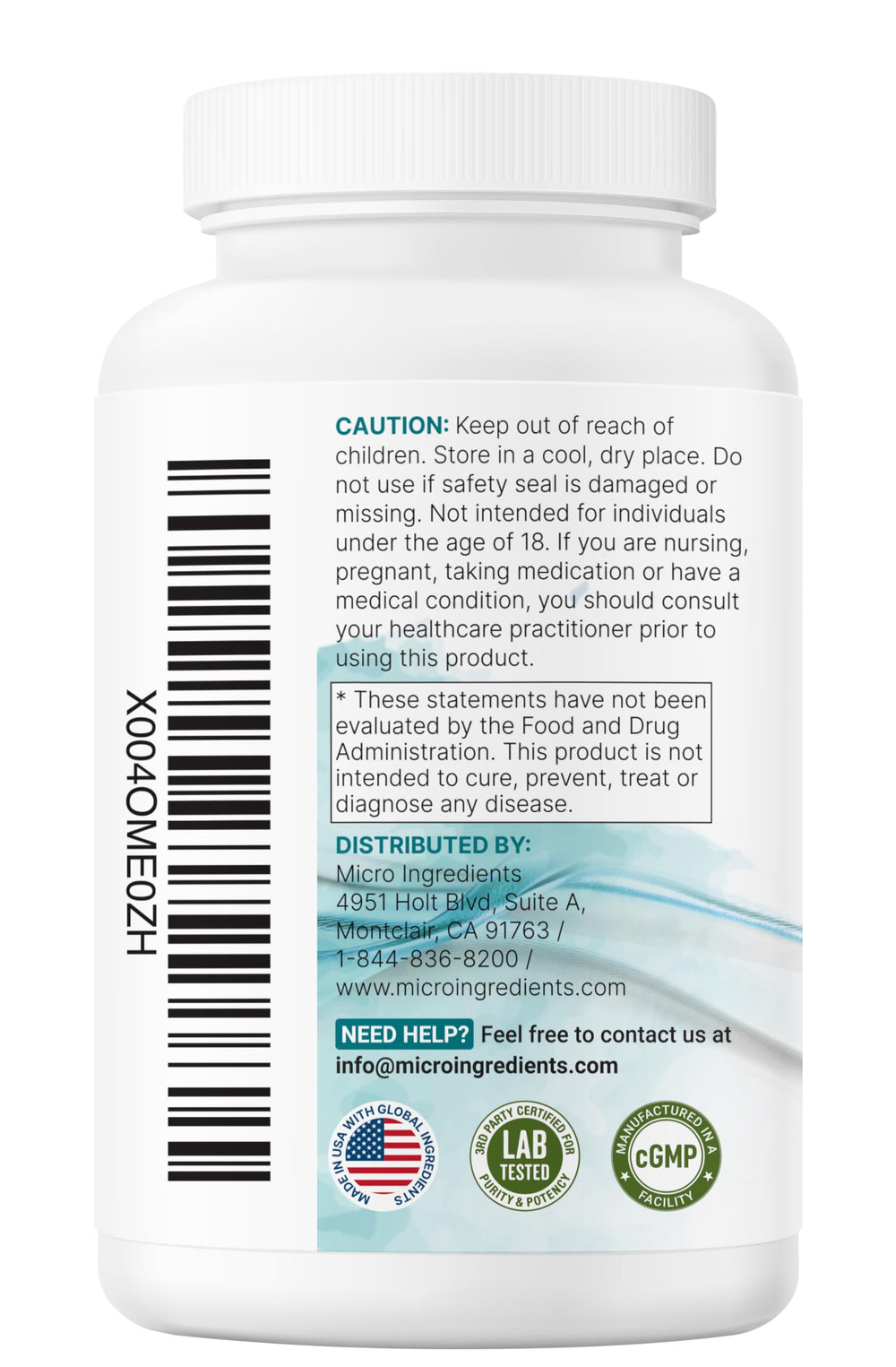 Third-party lab tested NAD+ supplement for safety and potency