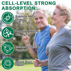 Close-up of liposomal nicotinamide riboside bottle