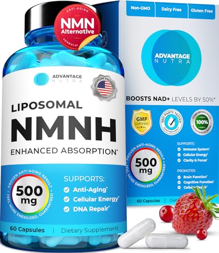 Liposomal NMNH 500mg bottle label