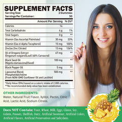 Close-up of pineapple-flavored oregano oil gummies