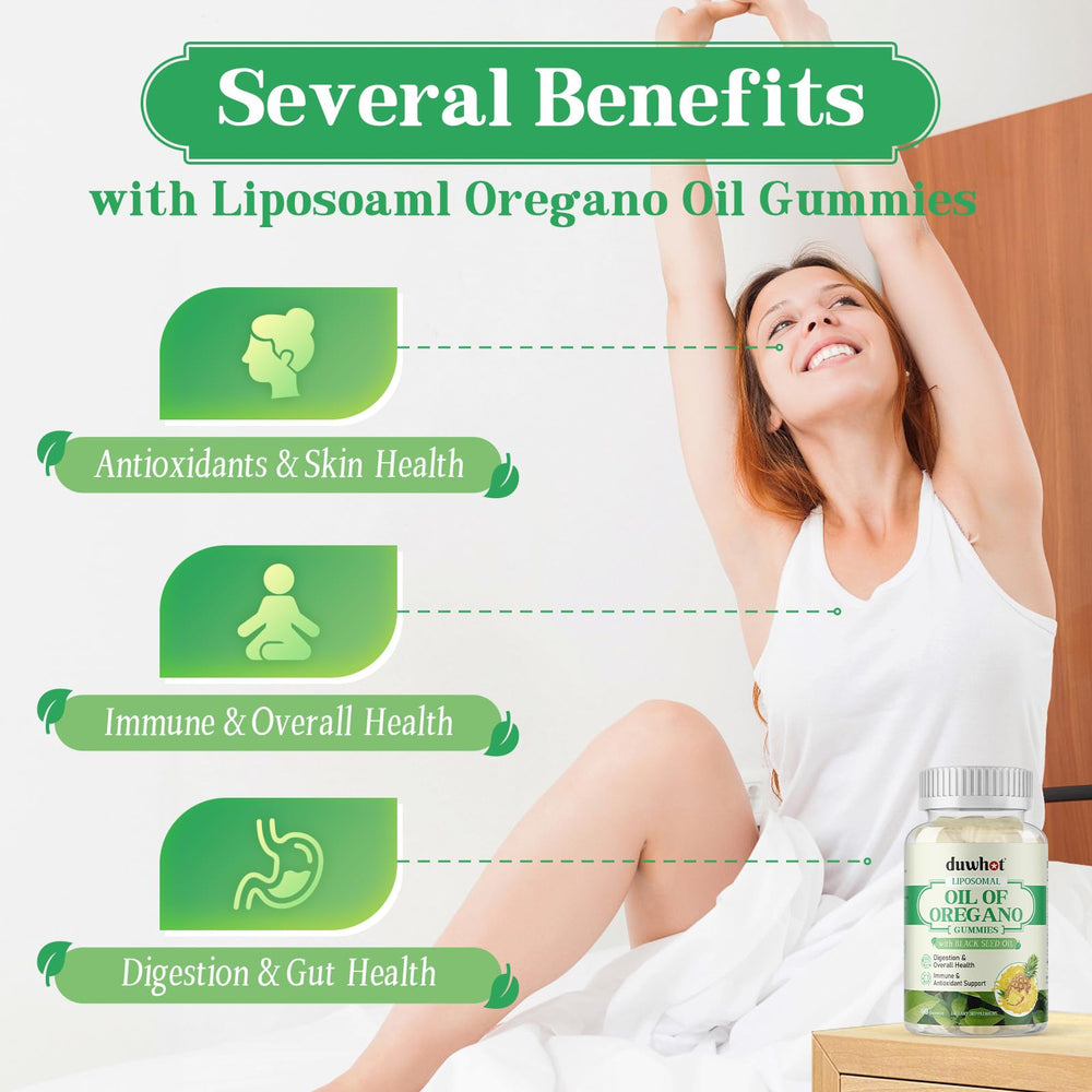 Adult taking a gummy for immune support