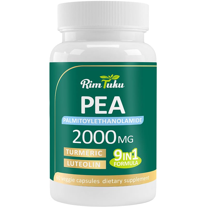 Liposomal PEA 60-capsule bottle with label