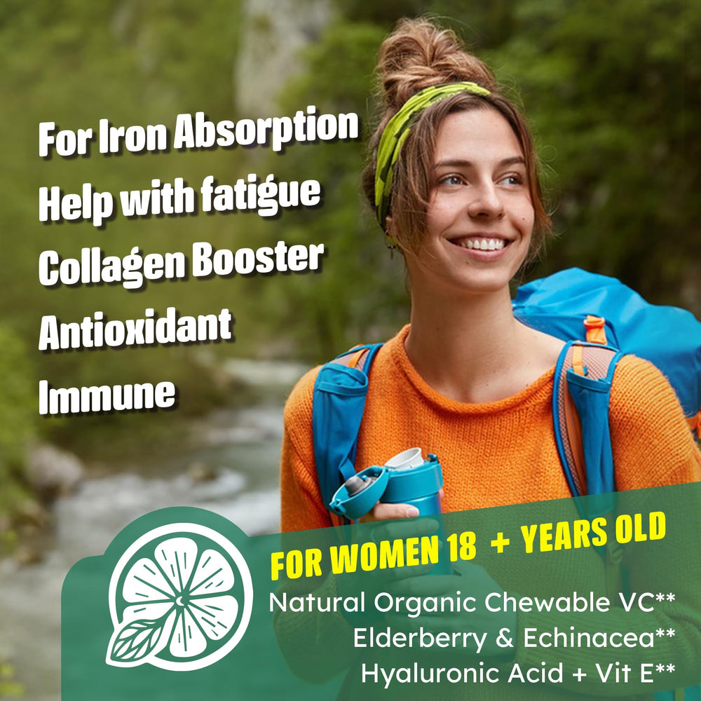 Label highlights Folate 800mcg, Hyaluronic Acid, and CoQ10