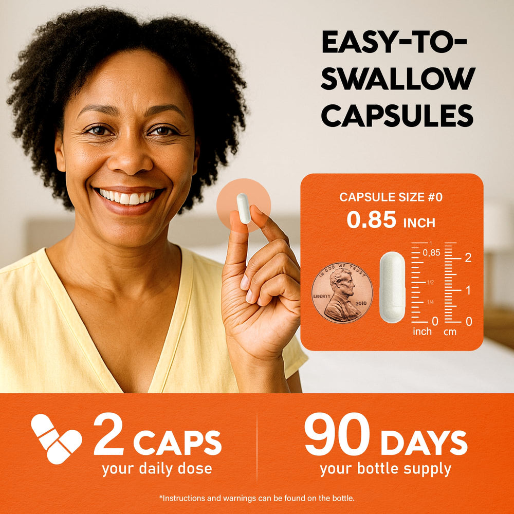 Made in USA and GMP facility badge on packaging