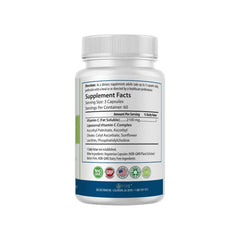 Liposomal Vitamin C Capsules bottle containing 180 vegetarian capsules.