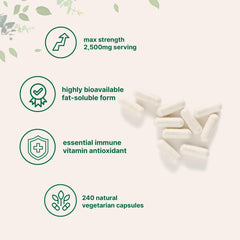 Close-up illustration of liposomal delivery technology for Vitamin C