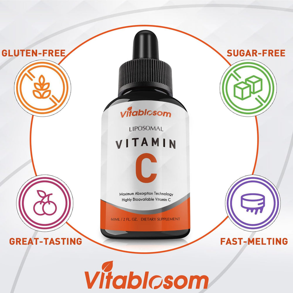 60ml Liposomal Vitamin C bottle with label