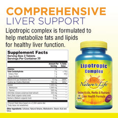 Lipotropic Complex product label showing Non-GMO claim