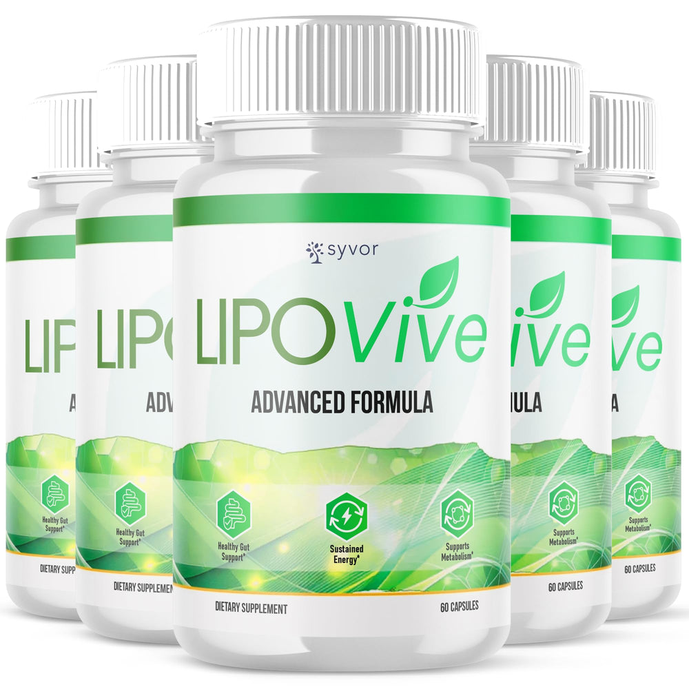 Lipovive Capsules 5-pack front view