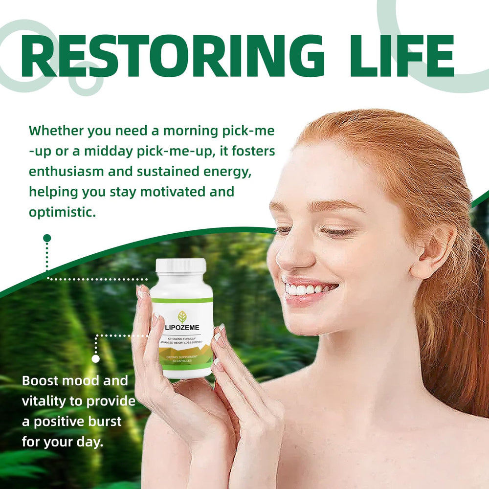 Lipozem capsules natural ingredients highlight purity and plant-based wellness benefits