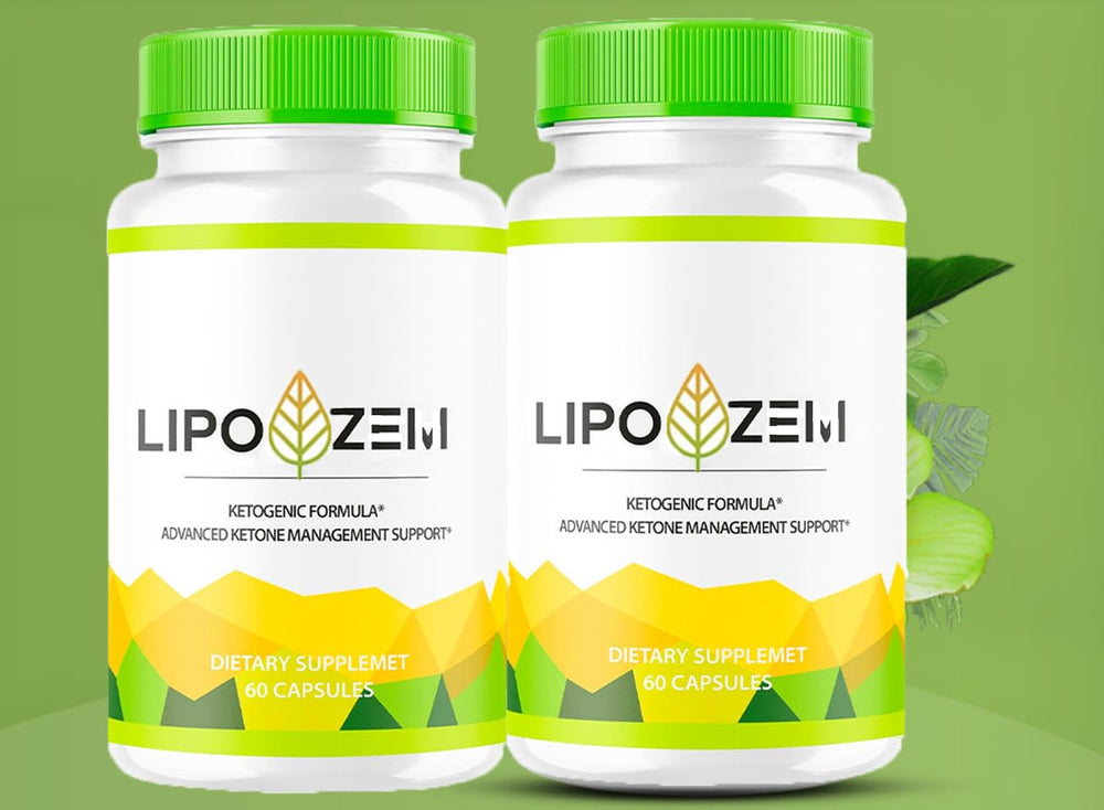 Lipo-zemn advanced formula dietary supplement bottle with BHB, magnesium, calcium and sodium