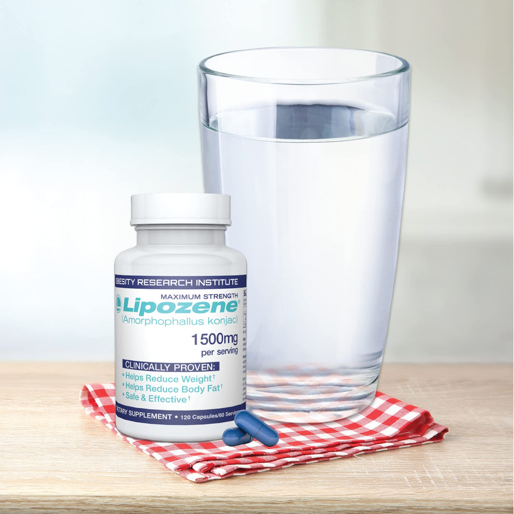 Lipozene diet plan use scene shows pre-meal routine