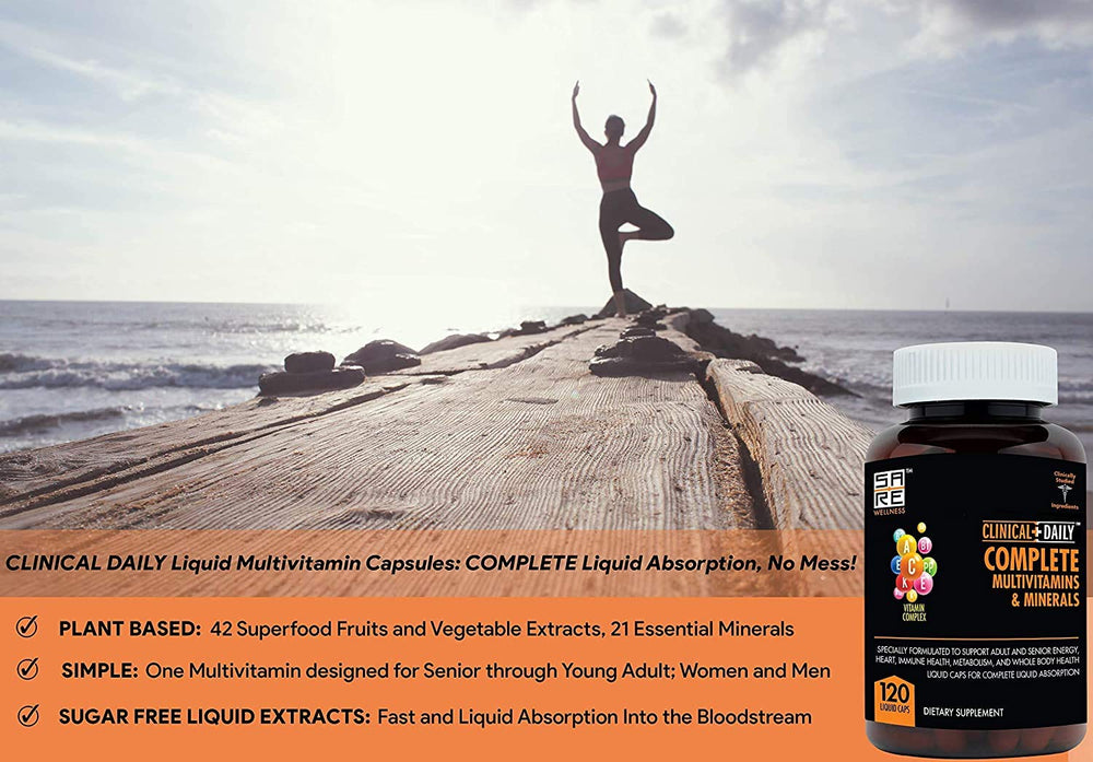 Diagram illustrating liquid vitamin absorption using LiquiCaps