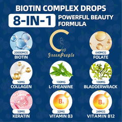 Dropper dispensing Biotin & Collagen liquid