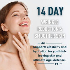 Label showing Biotin 10,000mcg and Collagen 5,000mcg