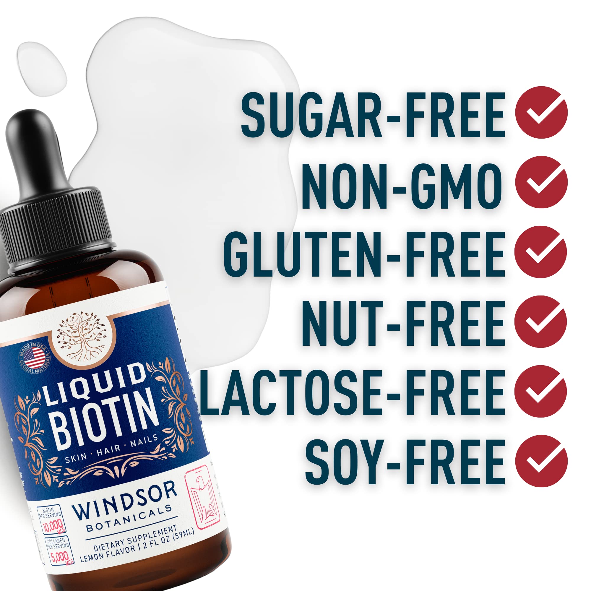 Nail health and beauty concept with supplement imagery