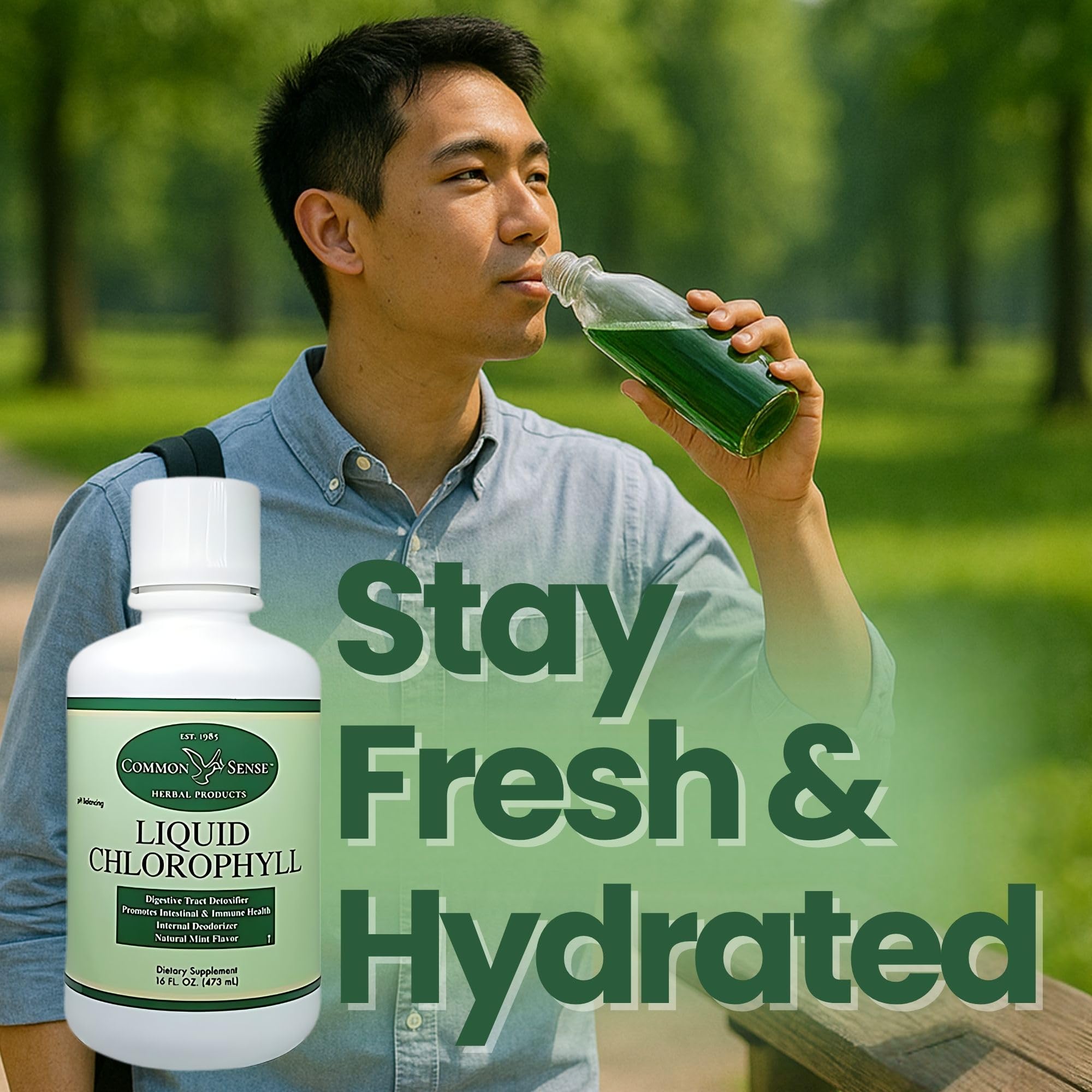 Daily-use image for Liquid Chlorophyll 16oz
