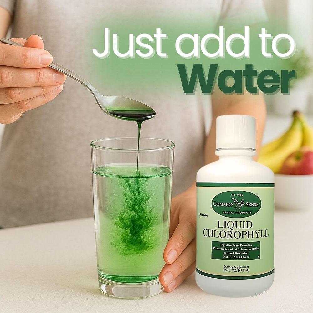 Immune support graphics for Liquid Chlorophyll 16oz