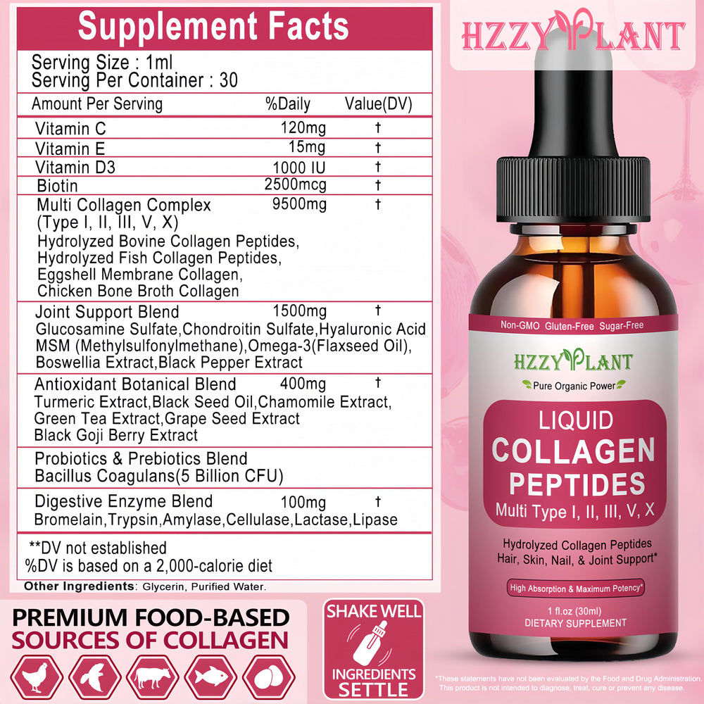 Lifestyle shot of collagen drops being used in daily routine