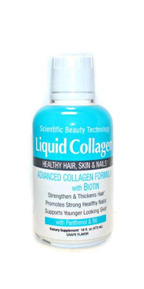 Liquid Collagen bottle for healthy hair, skin and nails - 16 oz