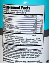 Close-up of the grape-flavored Liquid Collagen with Biotin and Panthenol for beauty support