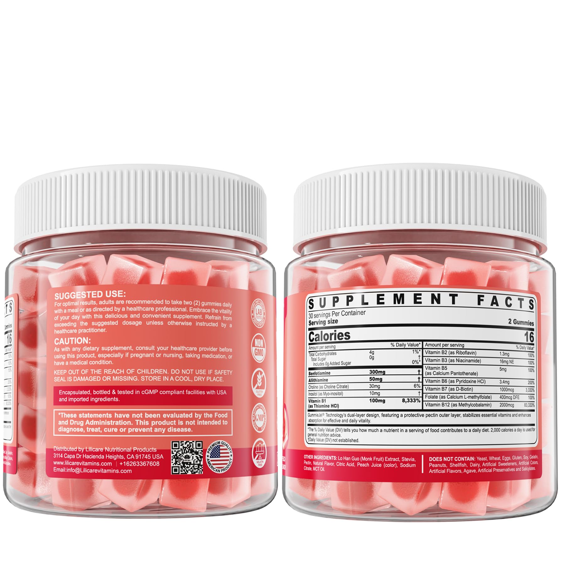 Gummies with Liquid-Filled technology for enhanced absorption