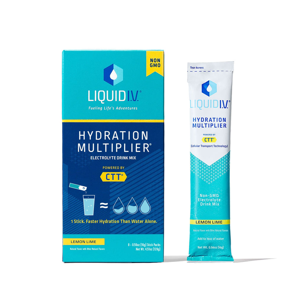 Front view of Liquid I.V. Hydration Multiplier Lemon Lime package