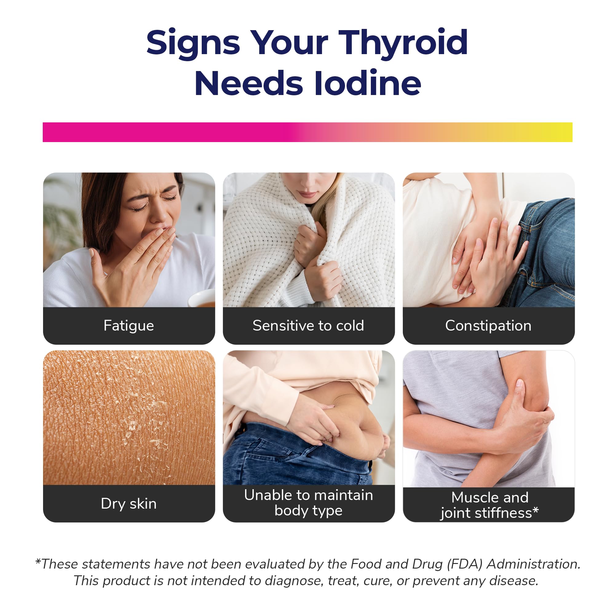 Liquid iodine drops for Iodine Plus supplement