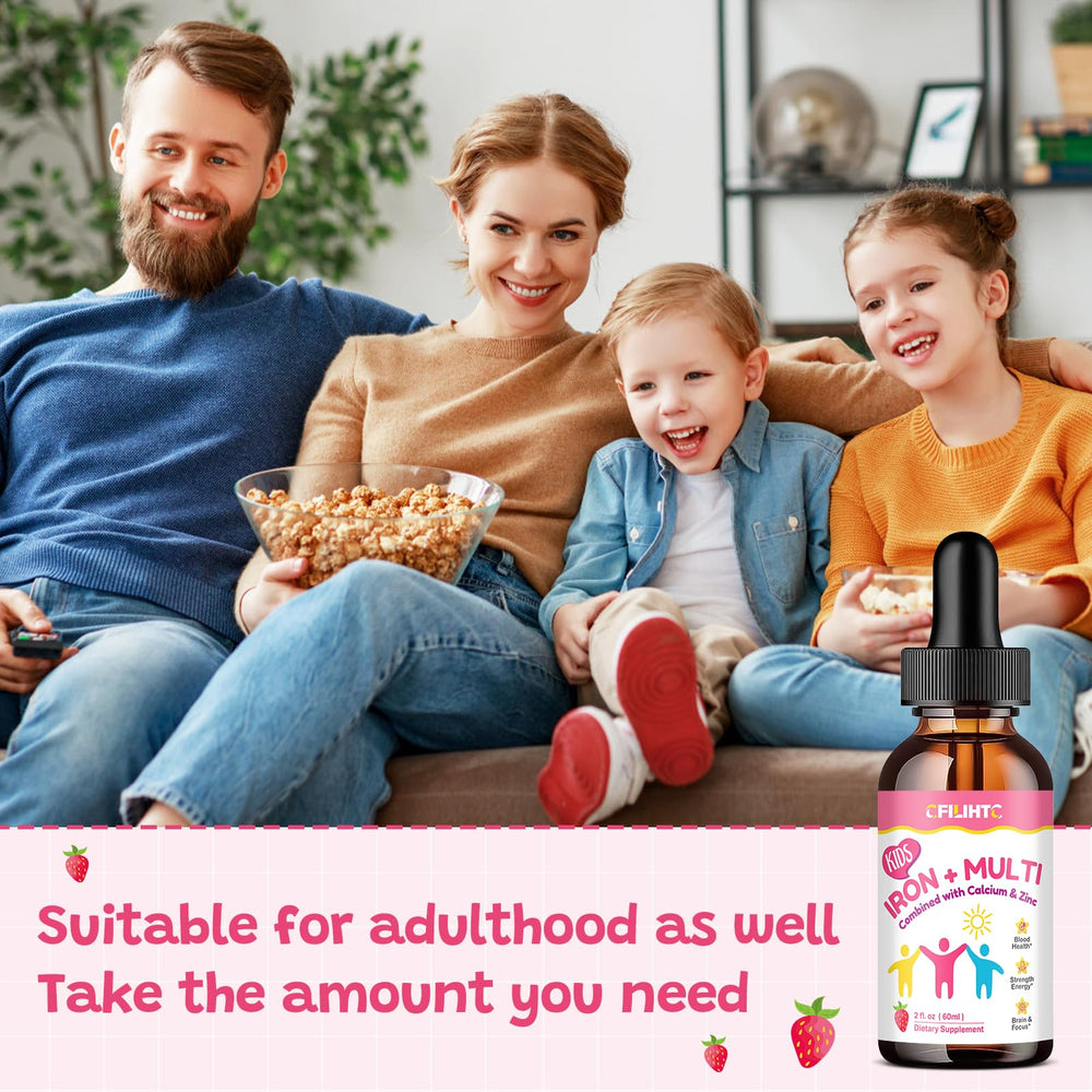 All-in-one liquid iron supplement for the whole family