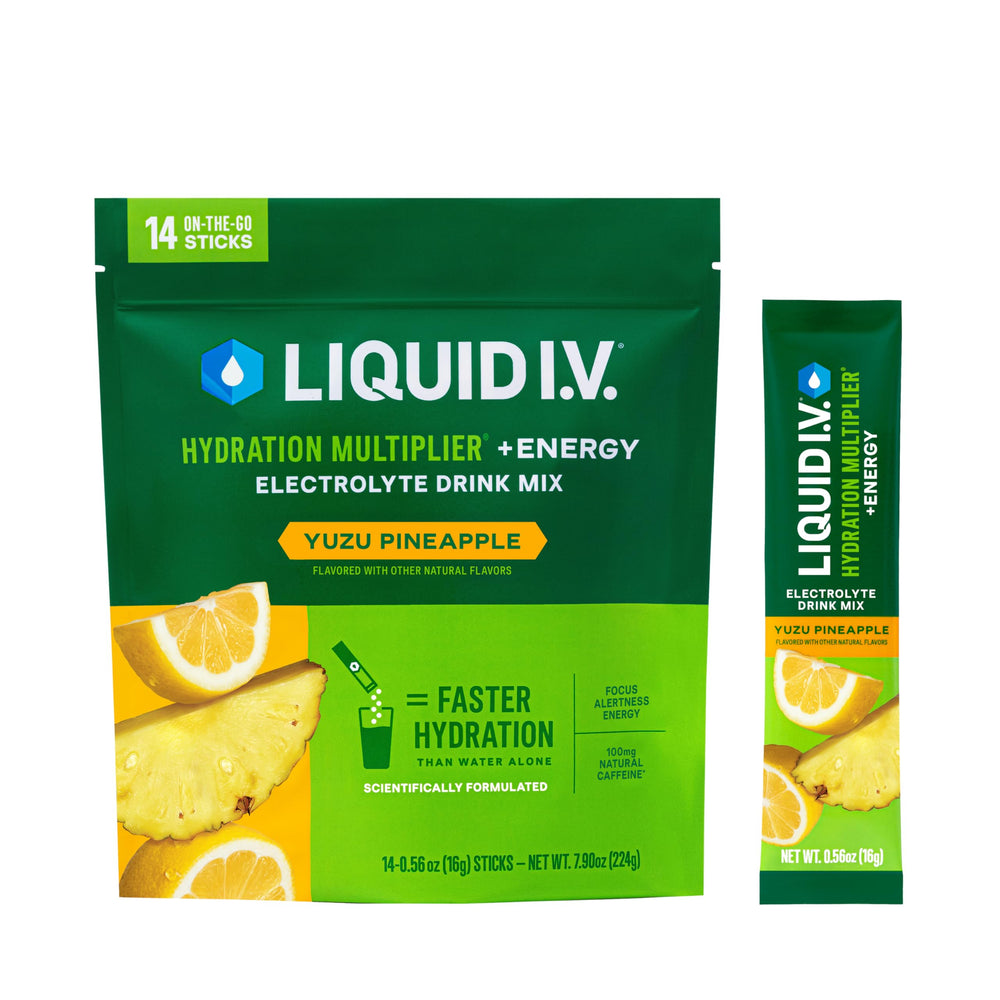 Hero image of Liquid I.V. Hydration Multiplier +Energy - Yuzu Pineapple 1 Pack