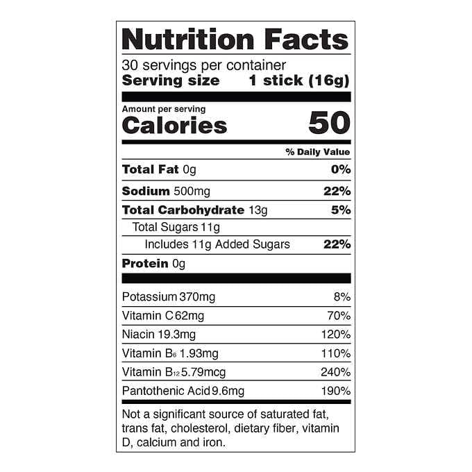 Liquid I.V. Hydration Multiplier Popsicle Firecracker dissolving sticks deliver refreshing hydration during activities.