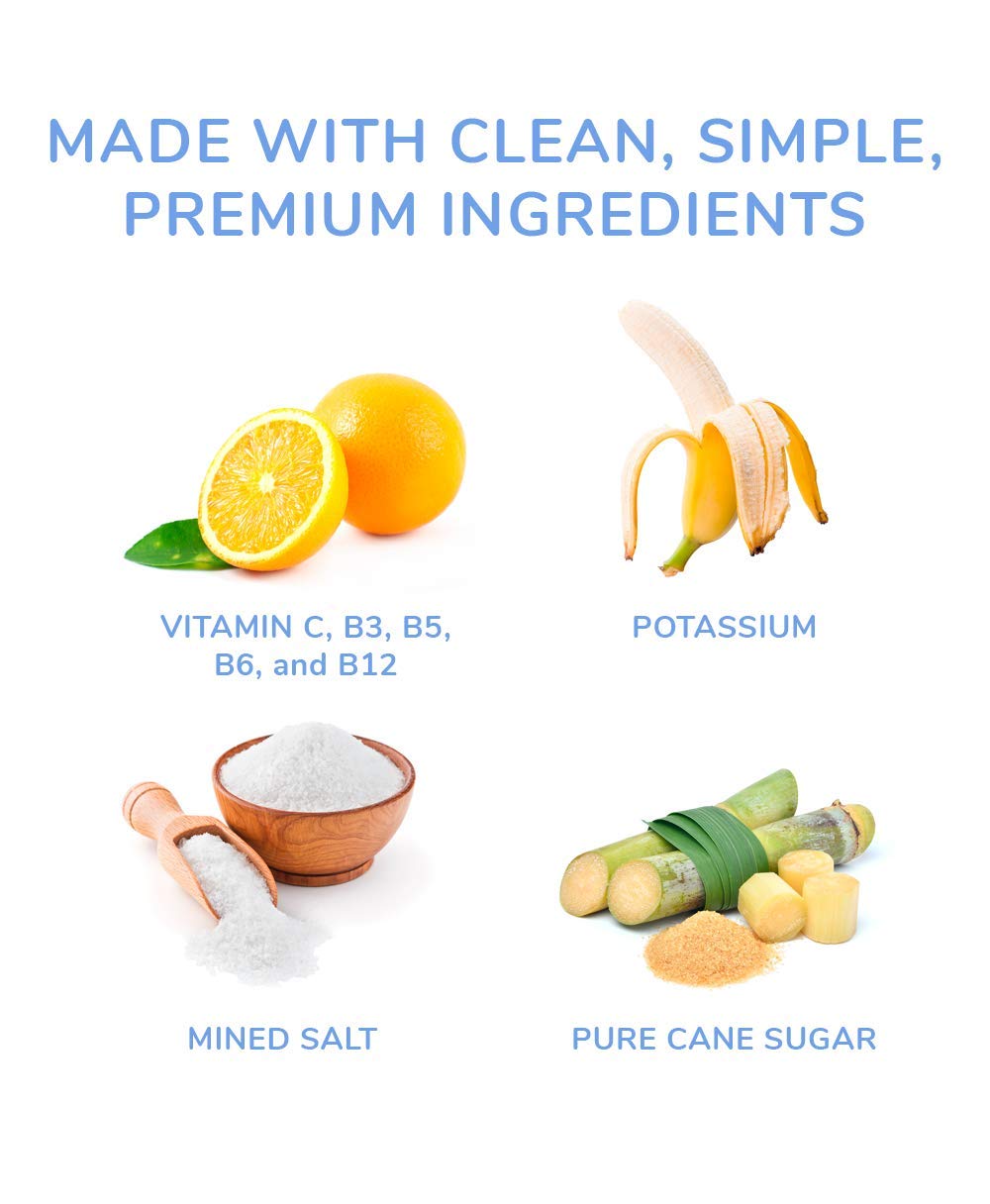 In-use shot showing Liquid IV being poured into a glass of water.