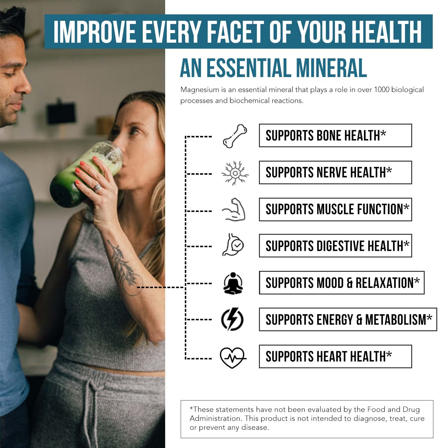 Utah mineral source reference on packaging label