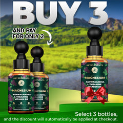 Magnesium glycinate liquid drops for restful sleep