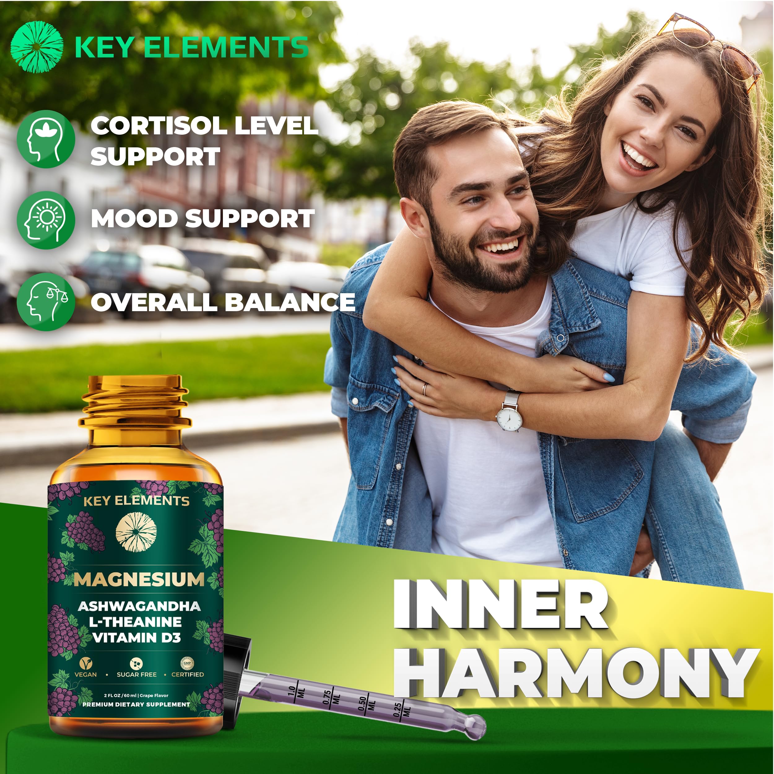 Healthy bedtime routine magnesium drops