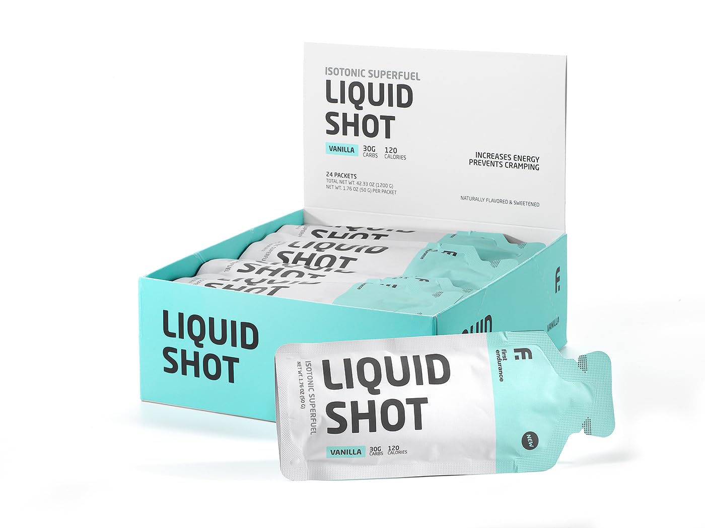 Liquid Shot being consumed by a runner