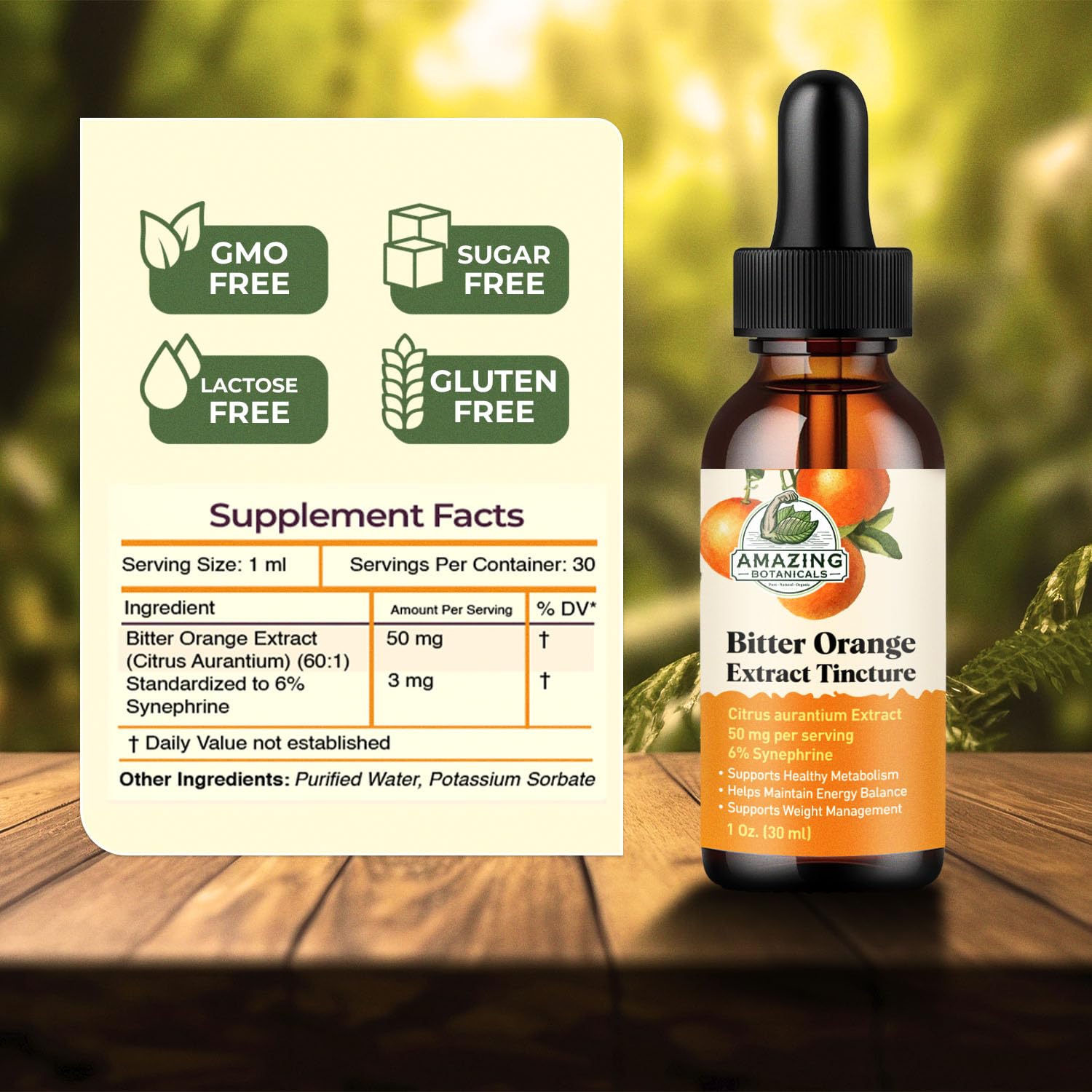 Dropper with liquid tincture