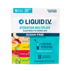 Liquid I.V. Hydration Multiplier Sugar-Free Raspberry Melon flavor variety pack image