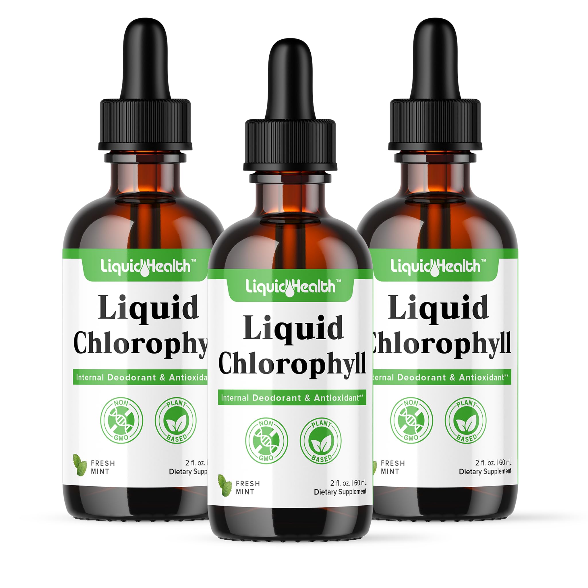 LIQUIDHEALTH Chlorophyll Drops 3-Pack product hero image