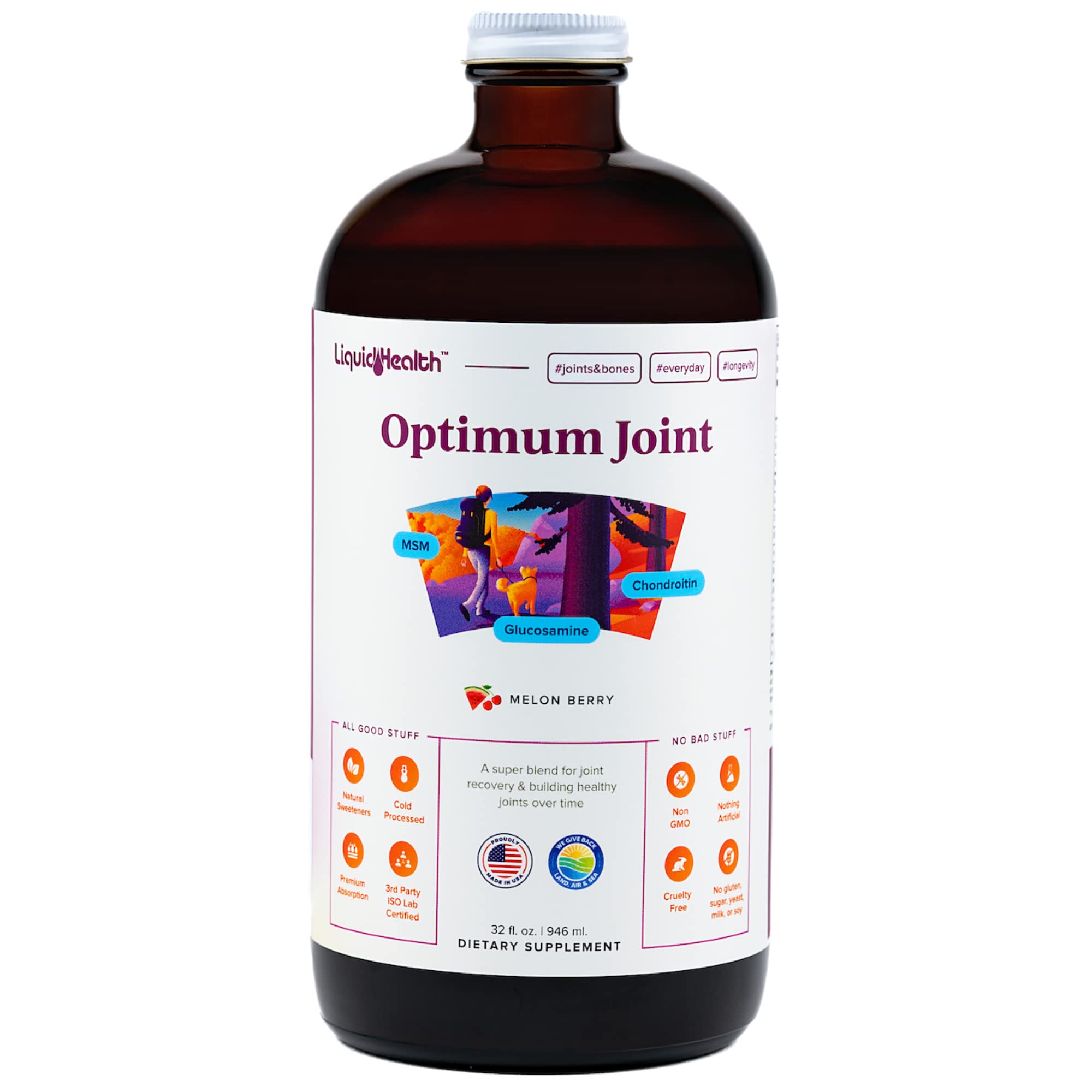LIQUIDHEALTH Optimum Joint bottle front view