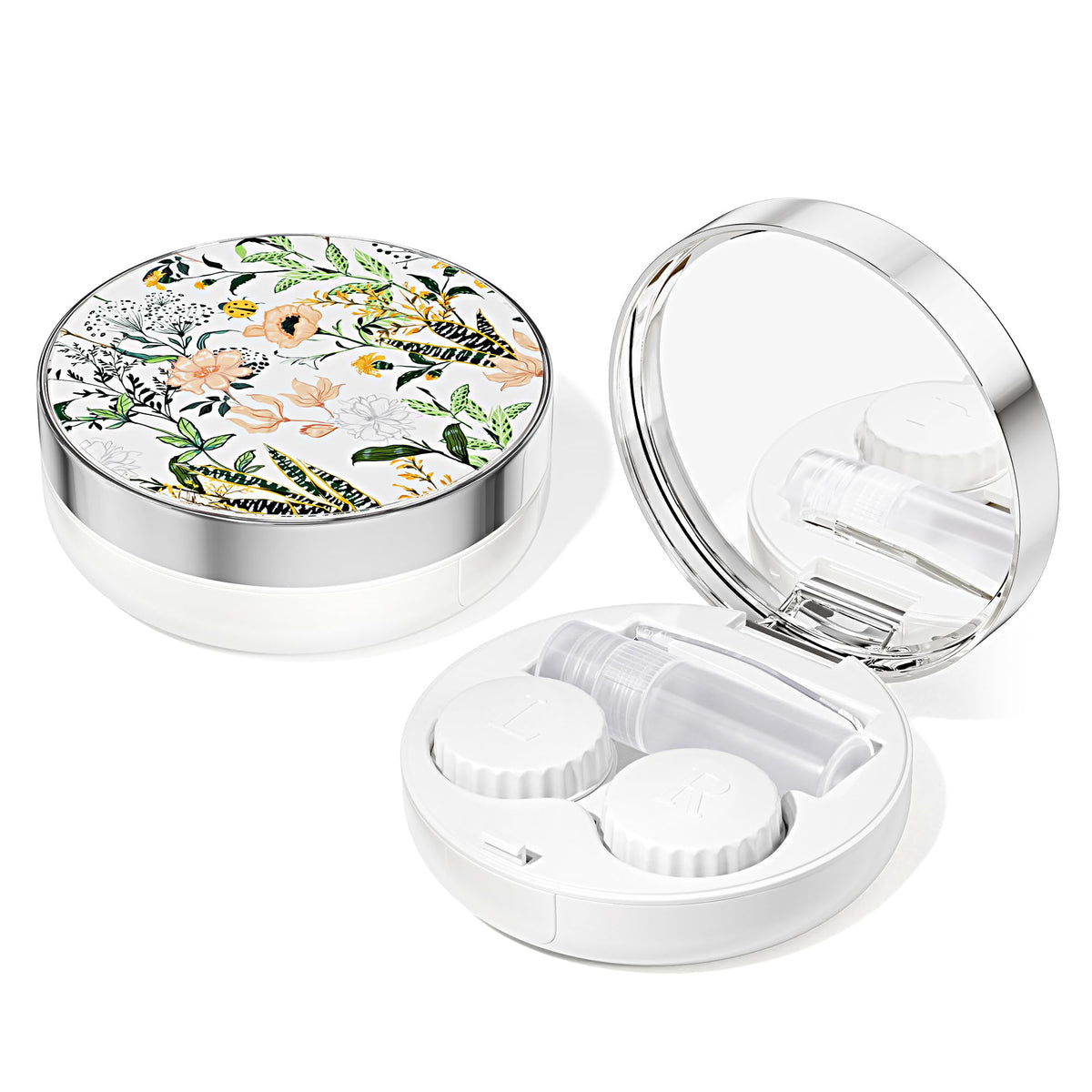 Lishae travel compact contact lens case – front view