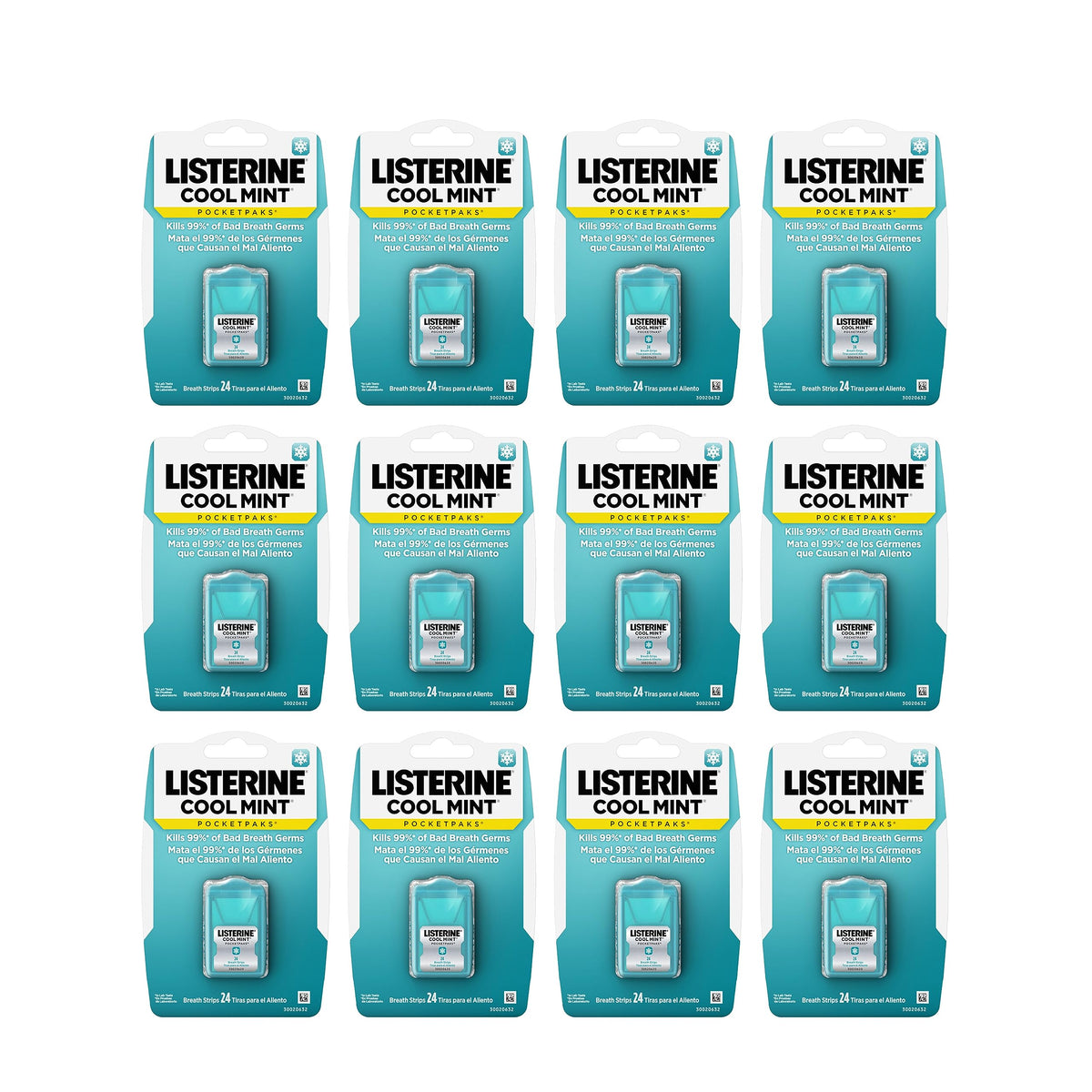 Main image of Listerine Cool Mint PocketPaks Breath Strips