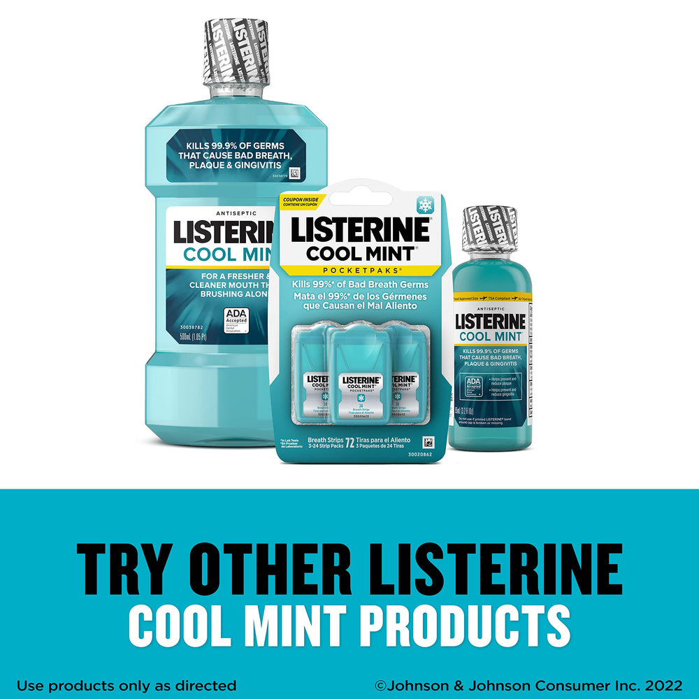 Dissolving mint-flavor PocketPaks strip