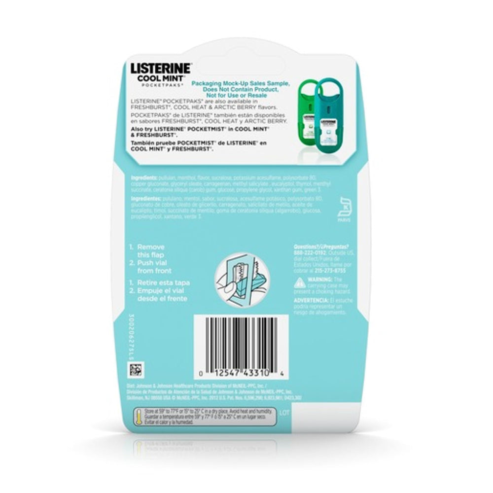 Result: fresh breath after using PocketPaks