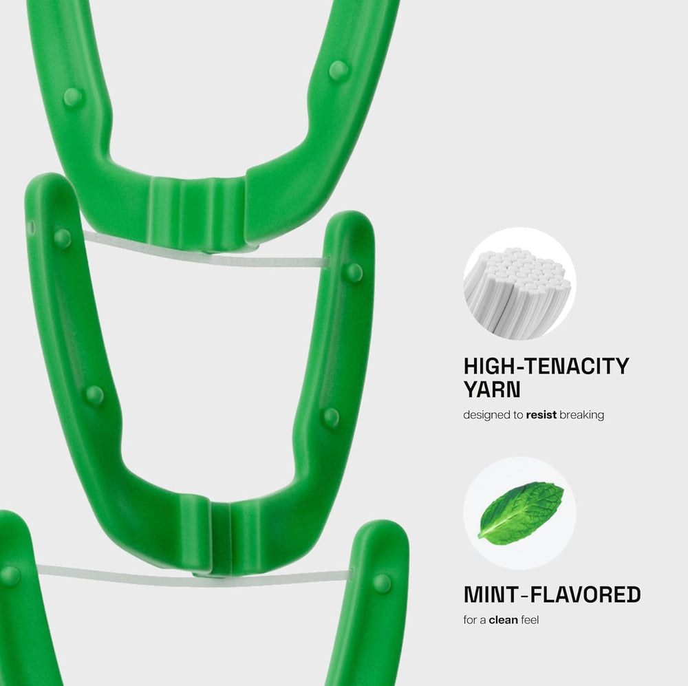 Shred-resistant PTFE floss material close-up