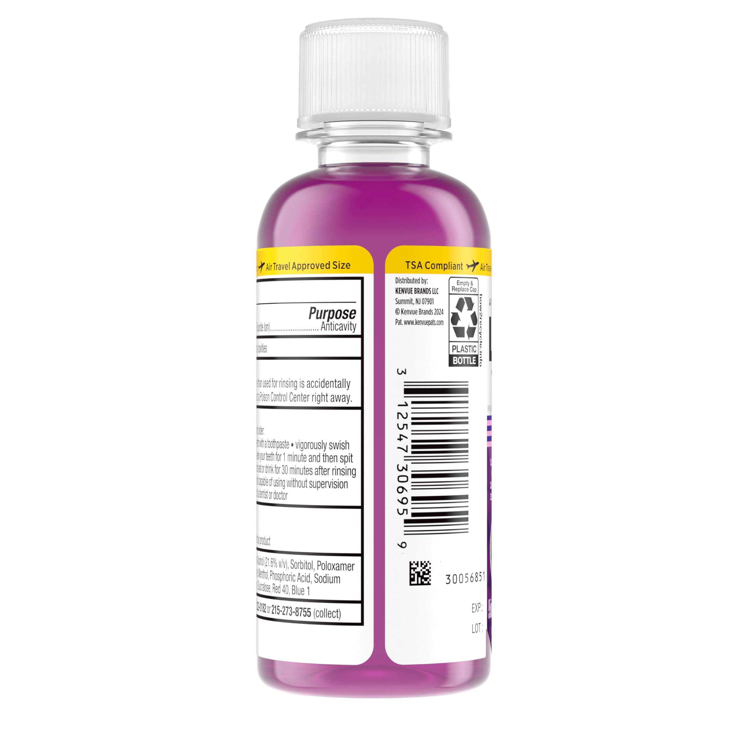 Lifestyle shot with Listerine Total Care in a bathroom setting