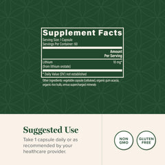 Packaging showing vegan-friendly, non-GMO and gluten-free icons