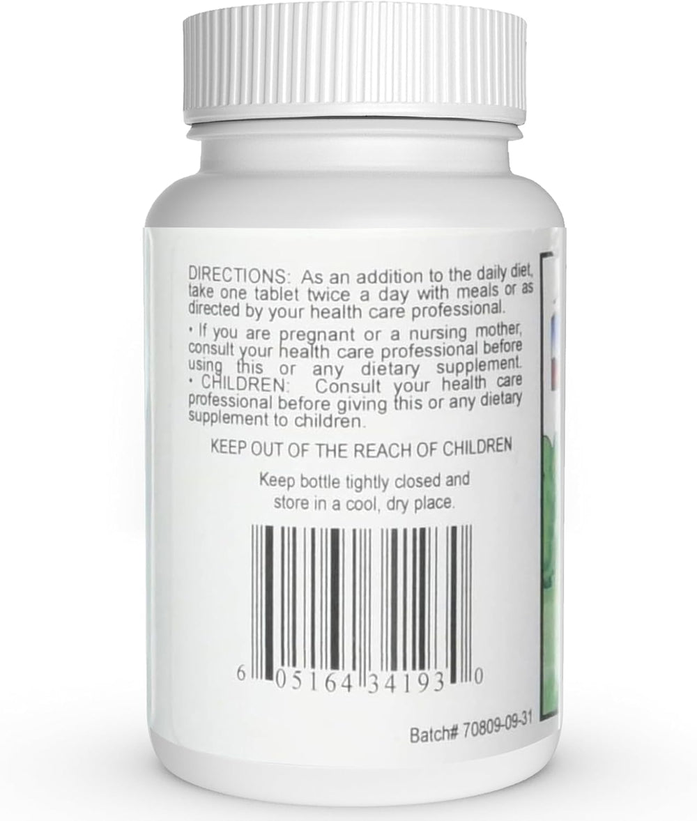 Close-up of Lithium Orotate tablets